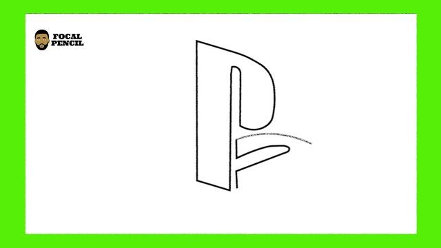 How to draw PlayStation Logo / Easy step by step drawing смотреть онлайн