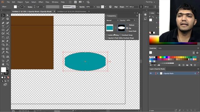 #Ai-31 Opacity Mask Knockout | Transparency And Blending Options смотреть онлайн