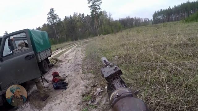WARNING GRAPHIC CONTENT 18+ | Russian GRU Spetsnaz ambushing Ukrainian ammo truck смотреть онлайн
