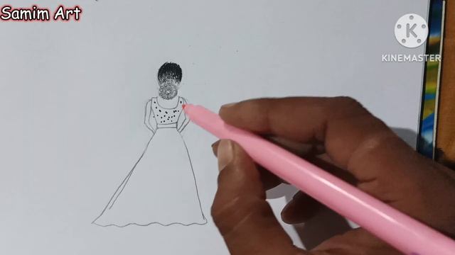 How to draw a beautiful girls drawing//very easy step by step drawing video//2023 new drawing// смотреть онлайн