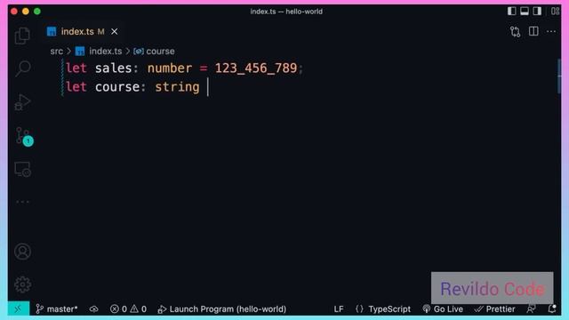 Built-in types typescript | Typescript course | Full tutorial for beginners | #revildo_code смотреть онлайн