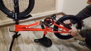 Сборка детского велосипеда Profi, колеса 14 дюймов из коробки_часть 2