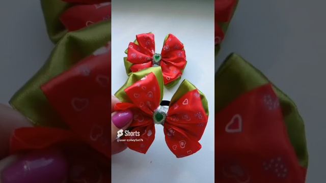 самые летние бантики #Канзаши #