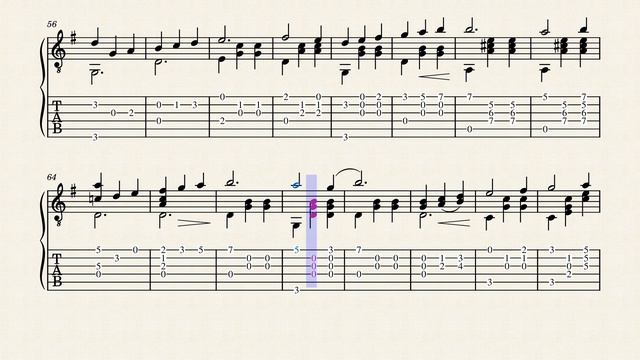 Ollie Waltz – E. H. Frey - Tablature