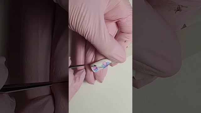 Базовый курс.Акварельные цветы. Цветы на ногтях смотреть онлайн
