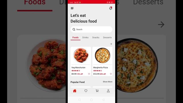 FoodHolic - Food Delivery E-commerce Mobile App UI Template kit React Native (Expo cli) - App Demo смотреть онлайн