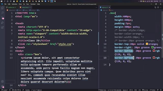 #23 CSS Border | All About Border width, style, color in CSS3 | CSS Bangla Tutorial | RaselOfficial смотреть онлайн