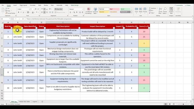 Risk Assessment Matrix in Excel in 15 Minutes! смотреть онлайн