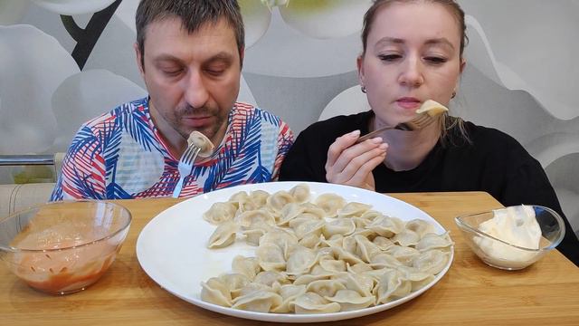 АСМР ПЕЛЬМЕНИ МУКБАНГ | ASMR DUMPLINGS MUKBANG | #DUMPLINGS #ПЕЛЬМЕНИ