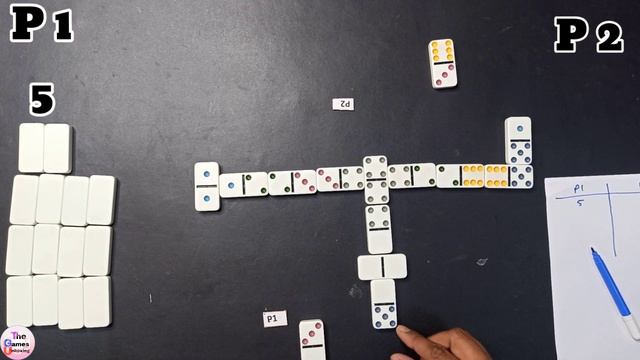 How To Play Muggins Dominoes Game In Hindi For Two Player | The Games Unboxing