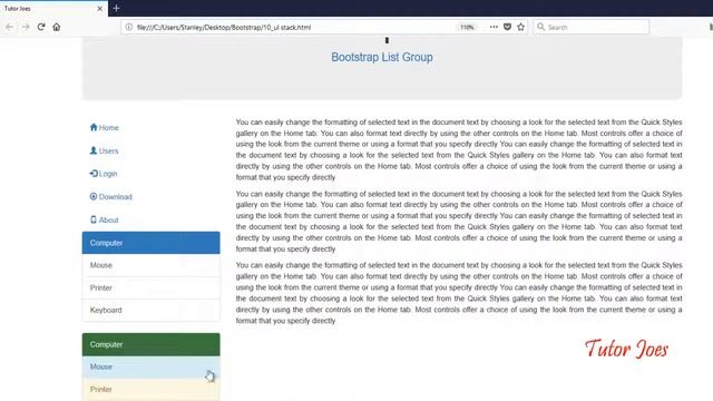 List group in bootstrap in Telugu смотреть онлайн
