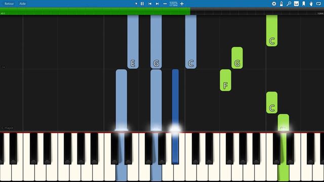 EASY piano tutorial "LEGO NINJAGO" Serie Opening, with free sheet music смотреть онлайн