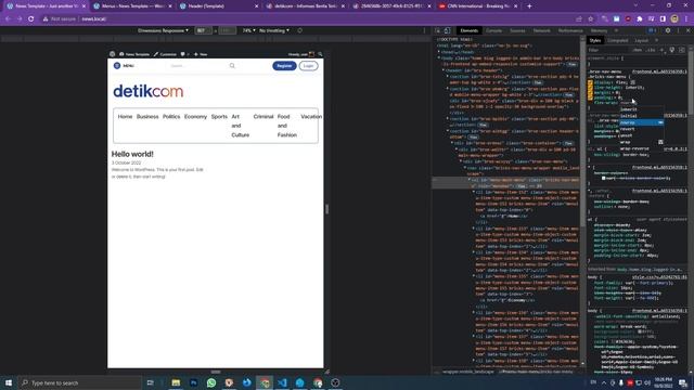 Bricks Builder: Logo and Scrolling Horizontal Menu Navigation смотреть онлайн