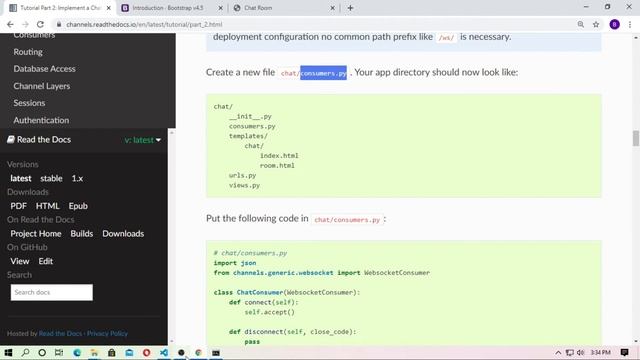 Basic Idea To Build Real Time Chat App In Django смотреть онлайн