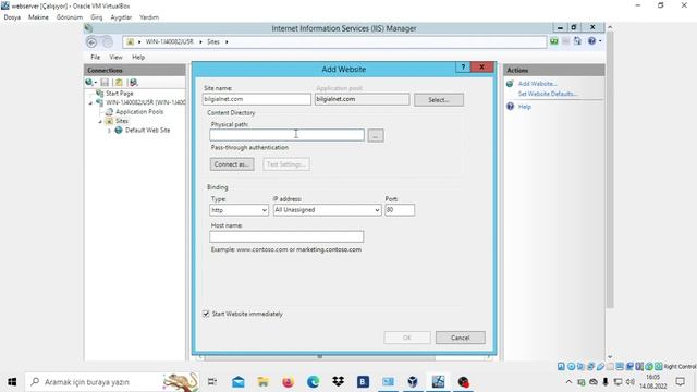 Windows Server IIS ve DNS ile Web Sitesi Yayınlama смотреть онлайн