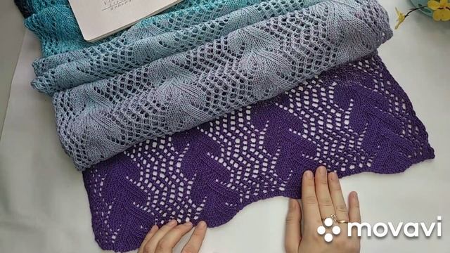 Экспресс мастер- класс по вязанию палантина из YarnArt Flowers. Ну очень легкий и быстрый! смотреть онлайн