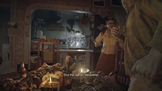 Resident Evil 7 - Dinner table scene but it's so REALISTIC смотреть онлайн