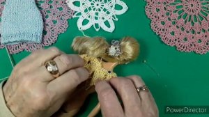 Платье для Барби. Урок вязания. Мастер-класс.