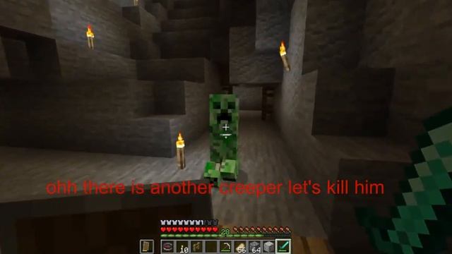 Exploring Cave In Minecraft смотреть онлайн