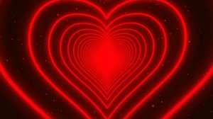 фон красных сердечек