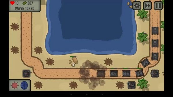 Tactic Defense Level 9 tower defence walkthrough