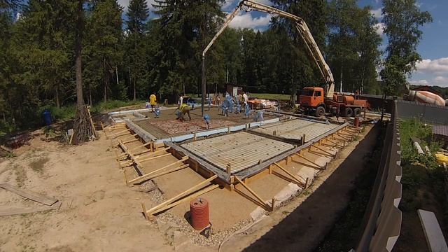 3 час заливаем бетон на утепленной шведской плите смотреть онлайн