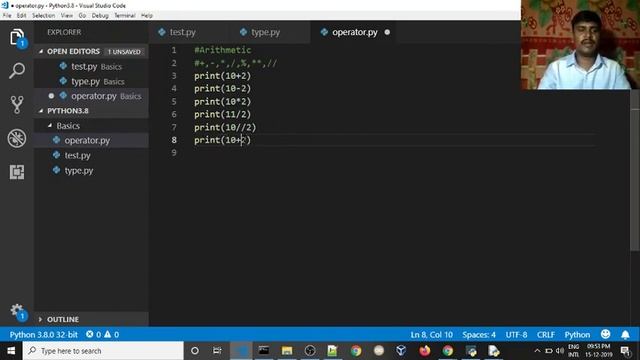 ? Python Arithmetic & Assignment Operator | ?Python for beginners | ?Python complete course in Tami смотреть онлайн