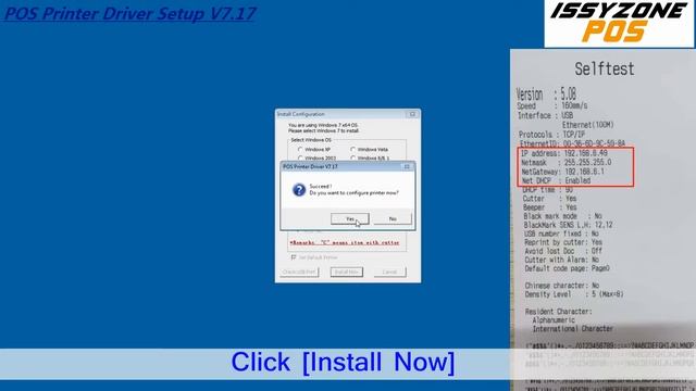 ISSYZONEPOS How to add Ethernet/LAN 80mm thermal printer (Enable DHCP) смотреть онлайн