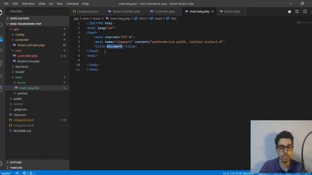 Mini Framework MVC com PHP #03 - Instalando o Twig e criando o cabeçalho смотреть онлайн