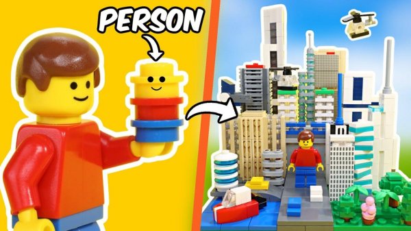 Лего, но ВСЕ КРОШЕЧНЫЕ... перевод - TD BRICKS