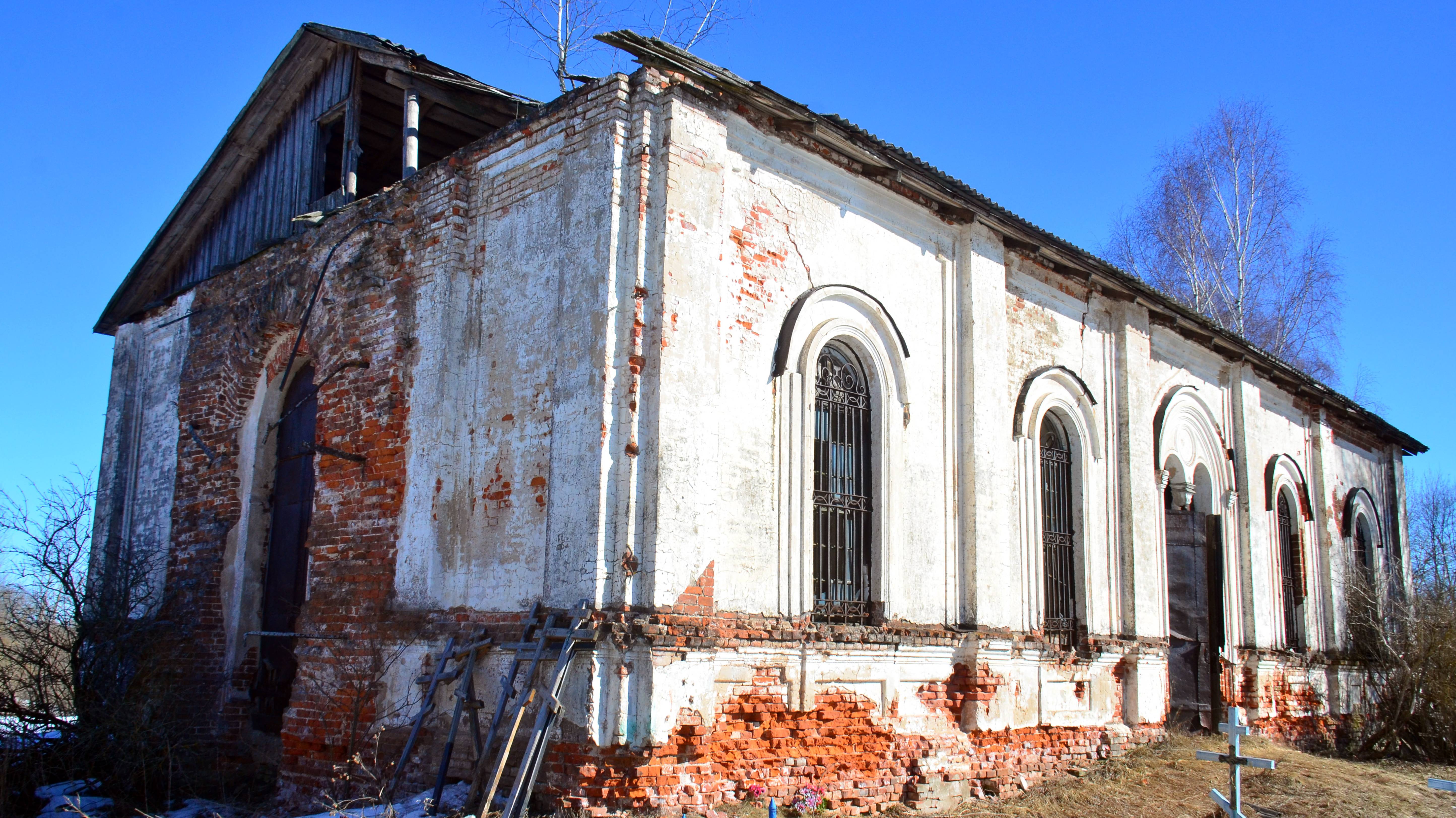 Старая Церковь в Носково. Смоленская область. смотреть онлайн