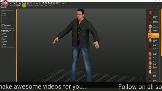 Best and easy way to Make Human Character in Blender | Blender Addons | Make Human 3D Modeling tool смотреть онлайн