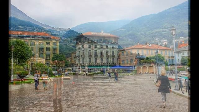 Lake Como Italy. Италия. Озеро Комо, Черноббьо. смотреть онлайн