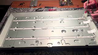 Ремонт подсветки телевизора LG 32LA621V Убираем сопли. смотреть онлайн