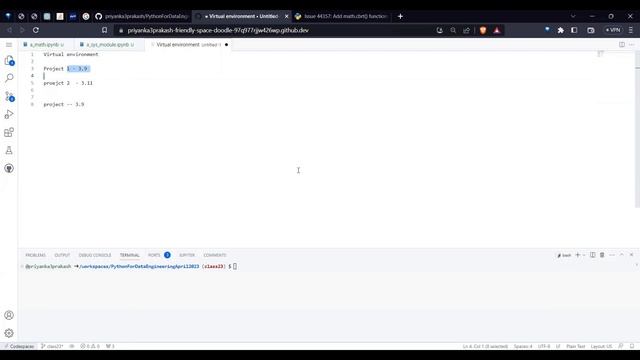 class24 Modules math Sys Virtual environment creation смотреть онлайн