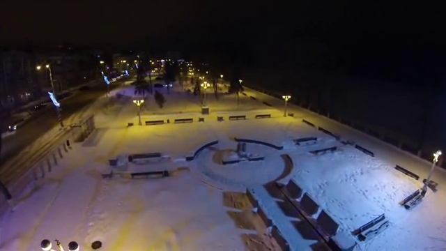 Полет на коптере на набережной в Самаре смотреть онлайн