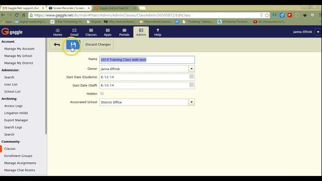 Gaggle Class Name Change смотреть онлайн