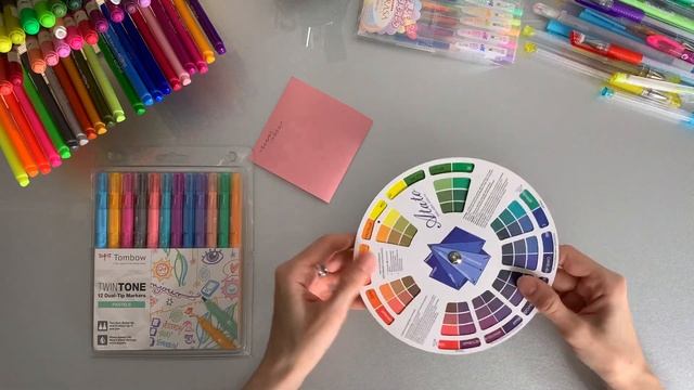 Маркеры TOMBOW, избавляюсь от старой канцелярии, раскрашенное за ноябрь смотреть онлайн