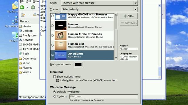 XPGnome - Make GNOME look like XP смотреть онлайн