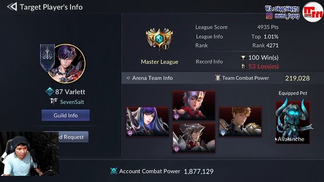 Seven Knights 2. Arena di "MASTER" udah kayak Arena "LEGEND" edaaann, kaget gw anjaayy смотреть онлайн