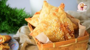 САМСА с КУРИЦЕЙ - хрустящая, сочная, слоеная