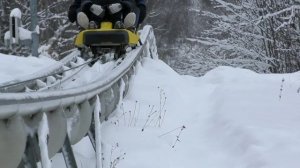 ТОБОГАН , парке Яхрома , Подмосковье , отдых