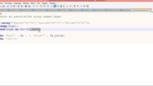 PHP Tutorial - Creating Associative Arrays смотреть онлайн