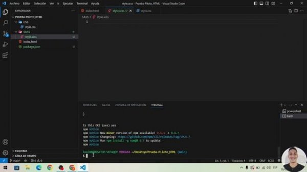 Instalación y configuración de SASS + BONUS - Live SASS Compiler