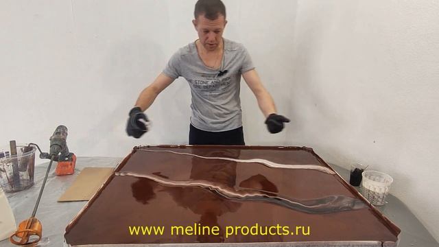 Способ нанесения эпоксидной смолы. Набор №32. #Melineproducts #Metallyepoxy #эпоксиднаясмола . смотреть онлайн