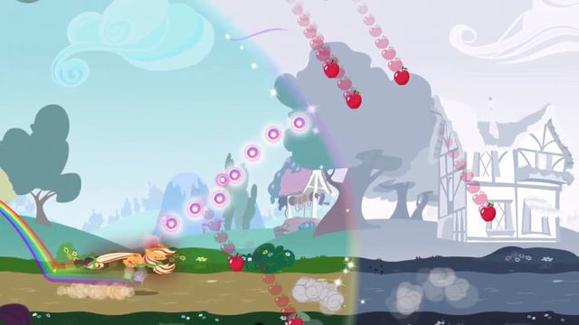 My Little Pony Радужные гонки №8 * Прохождение игры с Эпплджек * Май литл пони смотреть онлайн