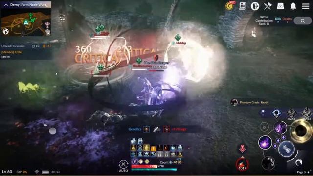 [Black Desert Mobile] UltraRare Node War #01 - Sorceress Perspective смотреть онлайн