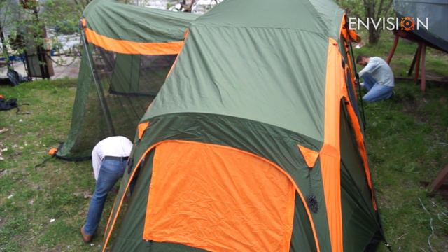 Сборка и разборка палатки Envision 4+2 Camp смотреть онлайн