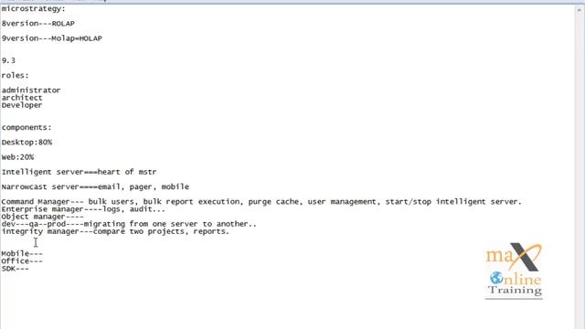 Microstrategy Demo Video | Microstrategy Online Training | Max OnlineTraining смотреть онлайн