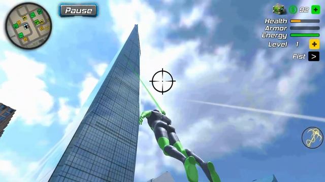 Causing Trouble In The City - Rope frog ninja hero - Android ios gaming - viralgameplaytv смотреть онлайн